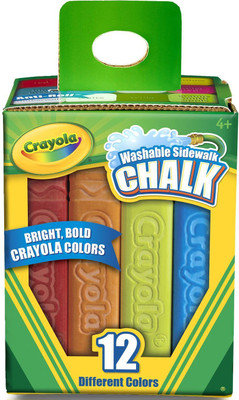Crayola 12 Washable Sidewalk Chalk Set Crayola 12 Washable Sidewalk Chalk Set
