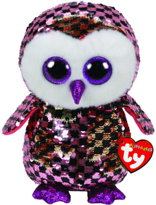 Beanie Boo Flippable Checks The Checkered Owl | Reg | 36785