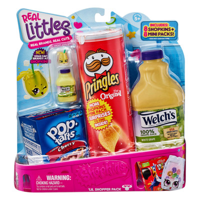 Shopkins Real Littles Lil' Shopper Pack with 8 Mini Packs and Shopkin Figures