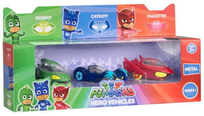 Pj Masks Diecast Vehicles 3 Pack - in packaging