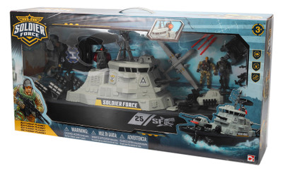SOLDIER FORCE HURRICANE BATTLESHIP PLAYSET