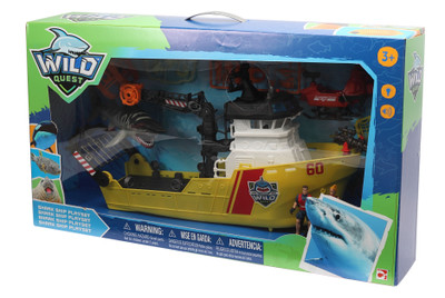 Wild Quest Shark Ship Playset