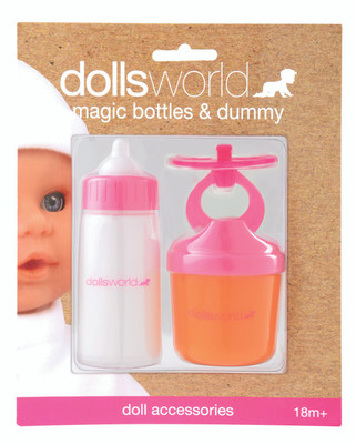 Dolls World Gold Magic Bottles & Dummy