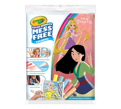 Crayola Color Wonder Mess Free Coloring Pad & Markers, Disney Princess Crayola Color Wonder Mess Free Coloring Pad & Markers, Disney Princess