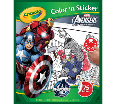 Crayola Color & Sticker Book: Avengers Crayola Color & Sticker Book: Avengers