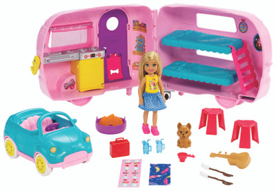 ride in barbie camper