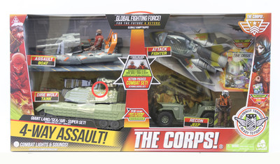 The Corps! Combat Strike  4Way Assault Set