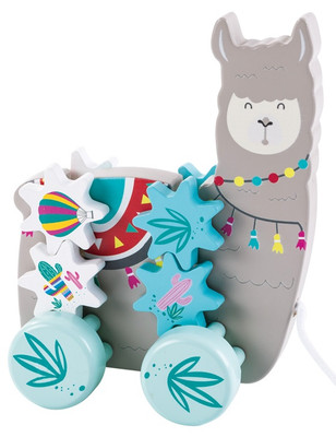 Wooden Pull Along Alpaca