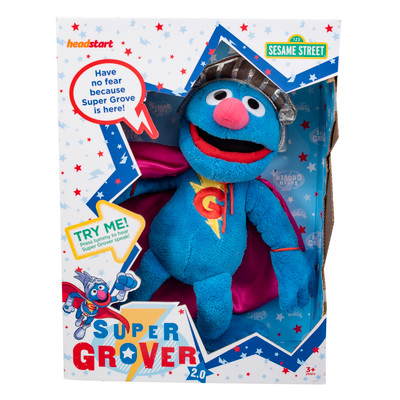 Sesame Street Super Grover Talking Plush