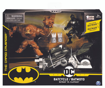 Batman Batcycle/ATV with Two 4" Figures