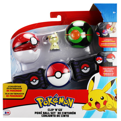 Clip N Go Pokeball Belt Set Assortment