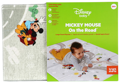 Bright Starts MICKEY MOUSE On the Road Large Foam Playmat