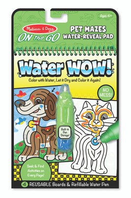 Melissa and Doug On The Go - Water WOW! - Pet Mazes Melissa and Doug On The Go - Water WOW! - Pet Mazes