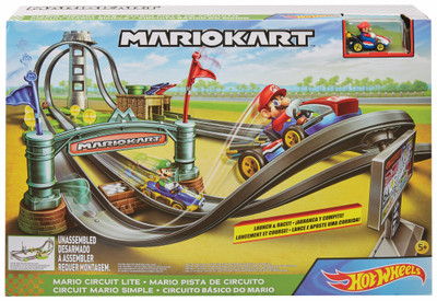 Hot Wheels Mario Kart Circuit Lite Track Set