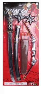 Ninja Weapon Set - Bow, Sword, Shuriken