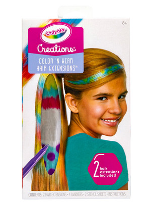 Crayola Color n Wear Hair Extensions