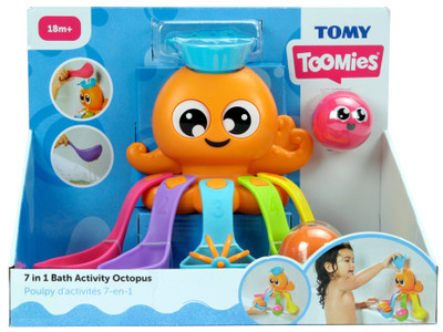 TOMY Toomies 7 in 1 Bath Activity Octopus