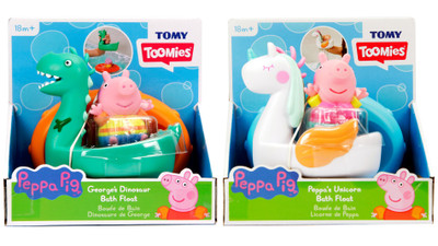 TOMY Peppa Pig Bath Float Pourers - Assorted