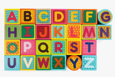 Wooden ABC 123 Animal Blocks