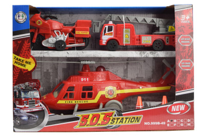 Sos Station Light & Sound Rescue Helicopter