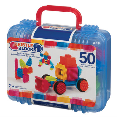 B.  50Pcs Basic Builder  Bristle Blocks In Case