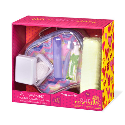 Our Generation Sleepover Essentials Toiletry Bag Set