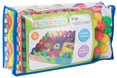Explorium EVA Puzzle Mat with 48 pcs Balls