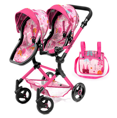 Cosatto Twin Doll Pram - Magic Unicorn