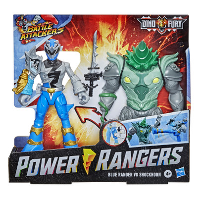 Power Rangers Dino Fury Battle Attackers 2-Pack - Assorted