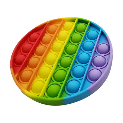 Bubble Pop It - Rainbow Colour Round