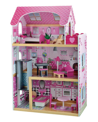 Famille Modern Dollhouse With Elevator