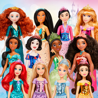 Disney Princess Royal Shimmer Dolls Disney Princess Royal Shimmer Dolls