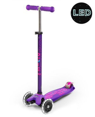 Maxi Micro Deluxe Led Scooter - Purple Maxi Micro Deluxe Led Scooter - Purple