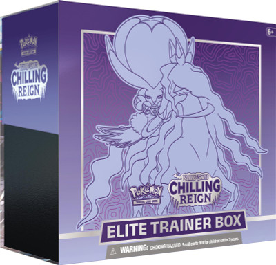 Pokemon TCG Sword And Shield 6 - Chilling Reign Trainer Box Pokemon TCG Sword And Shield 6 - Chilling Reign Trainer Box