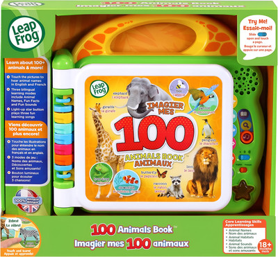 LeapFrog 100 Animals Book (English & French)