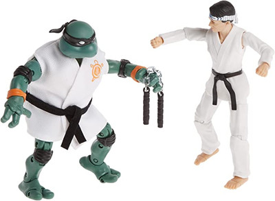 TMNT VS Cobra Kai 2-Pack 6" Figure Mikey Vs Danny Larusso TMNT VS Cobra Kai 2-Pack 6" Figure Mikey Vs Danny Larusso