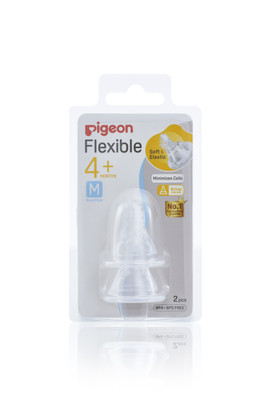 Pigeon Flexible Peristaltic Teat M 2pcs Pigeon Flexible Peristaltic Teat M 2pcs