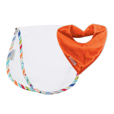 Silly Billyz Shoulder Bib/Bandana St Orange Sprite Silly Billyz Shoulder Bib/Bandana St Orange Sprite