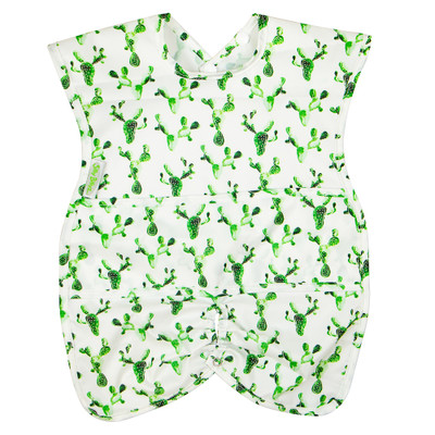 Silly Billyz Wipe Clean Nylon Highchair Hug Bib Cactus Silly Billyz Wipe Clean Nylon Highchair Hug Bib Cactus