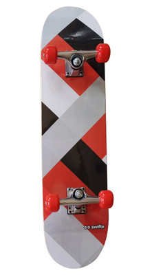 Swifte 31 X 7.75" Skateboard - Red And Black Swifte 31 X 7.75" Skateboard - Red And Black