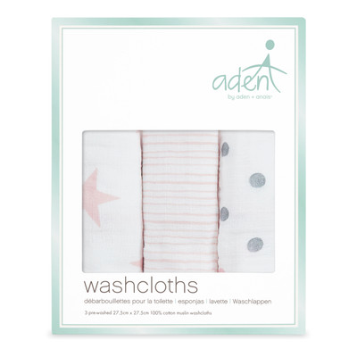Aden Doll 3-Pack Aden Washcloths Aden Doll 3-Pack Aden Washcloths