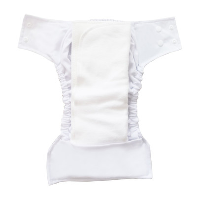 Plum Cloth Nappy & Bamboo Liner Space Plum Cloth Nappy & Bamboo Liner Space