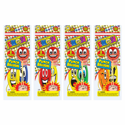Ja-Ru Emoji Punch Balloon - 2 Pack Ja-Ru Emoji Punch Balloon - 2 Pack