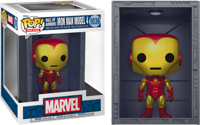 POP! Vinyl Deluxe: Marvel Hall of Armor Iron Man Model 4 Metalic POP! Vinyl Deluxe: Marvel Hall of Armor Iron Man Model 4 Metalic