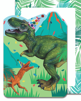 Invites 8pk Dinosaur Invites 8pk Dinosaur