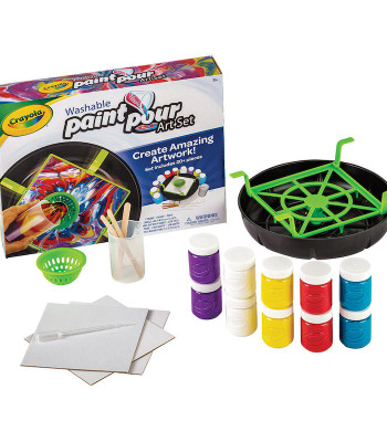 Crayola Washable Paint & Pour Art Set Crayola Washable Paint & Pour Art Set