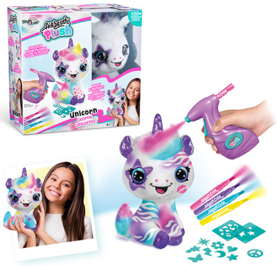 Airbrush Plush Unicorn Airbrush Plush Unicorn