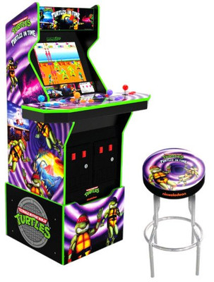Arcade1Up TMNT Turtles in Time 4-Player Arcade Game Arcade1Up TMNT Turtles in Time 4-Player Arcade Game