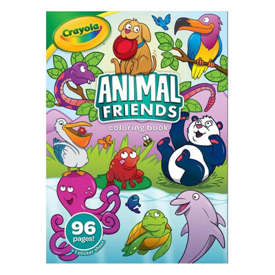 Crayola 96pg Colouring Book Animal Friends