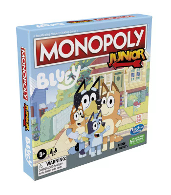 Monopoly Junior: Bluey Edition Board Game Monopoly Junior: Bluey Edition Board Game